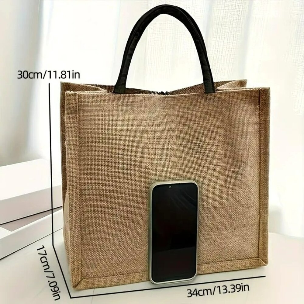 "Slay" Tote Bag with Inner Pocket & Zipper Clutch (SKU 0315) - Picture 4 of 6